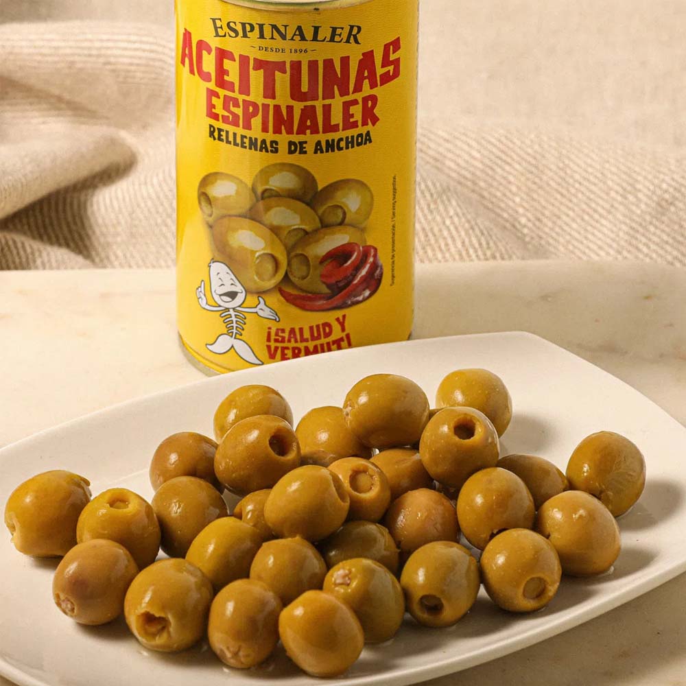 ESPINALER OLIVES STUFFED WITH ANCHOVY