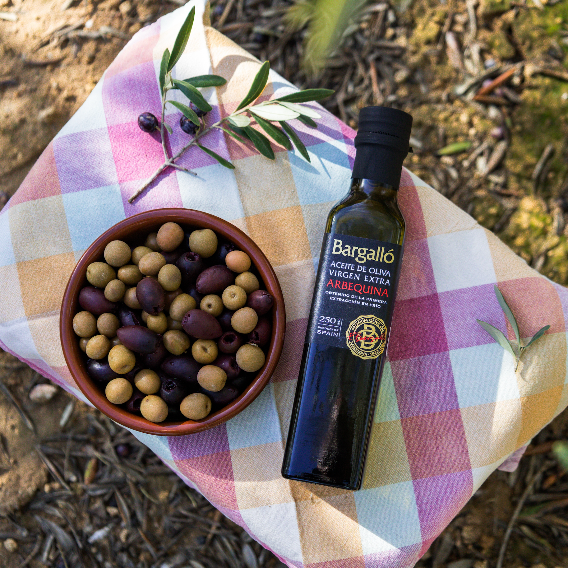 BARGALLO EXTRA VIRGIN OLIVE OIL ARBEQUINA 250ML