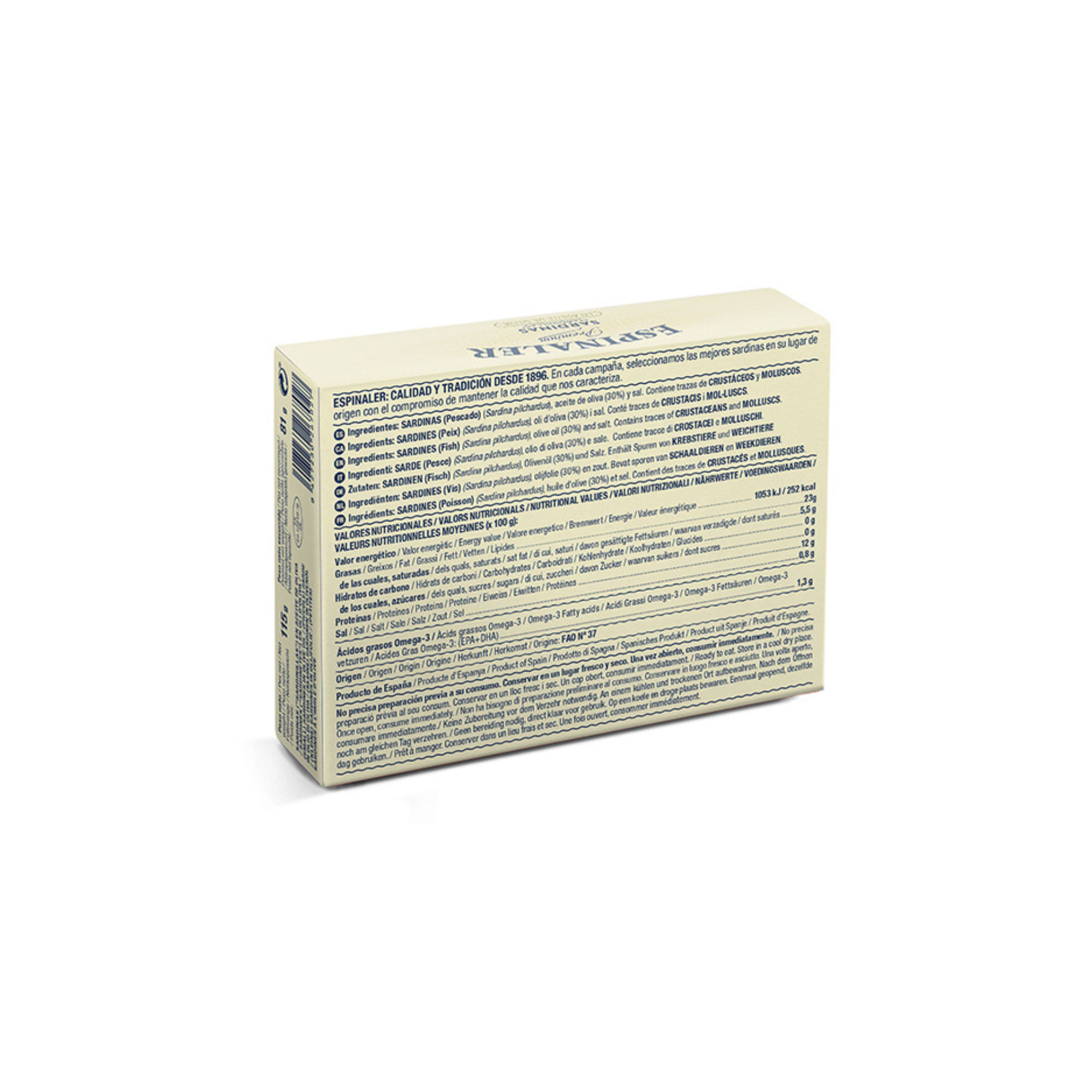 ESPINALER PREMIUM BABY SARDINES IN OLIVE OIL